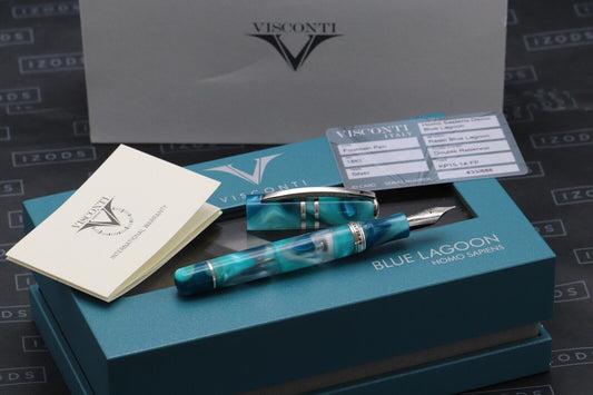 Visconti Homo Sapiens Blue Lagoon LE Fountain Pen - UNUSED image 0