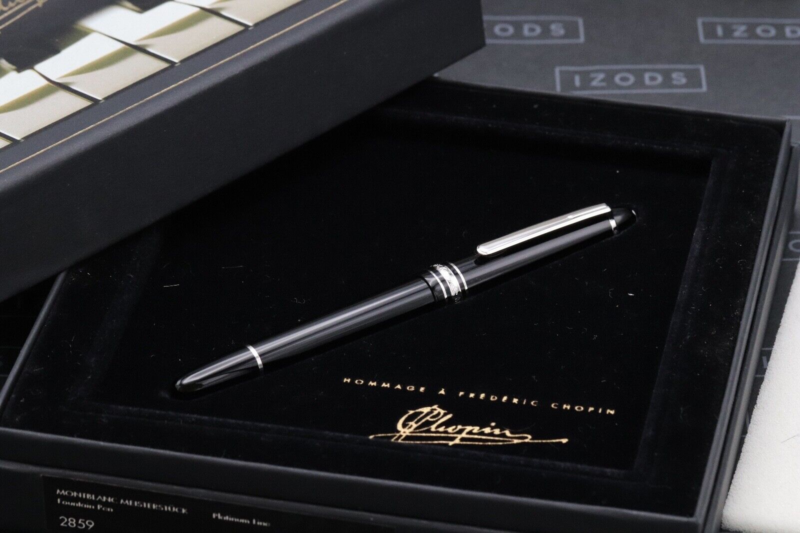 Montblanc meisterstuck platinum line hommage discount frederic chopin fountain pen 106522